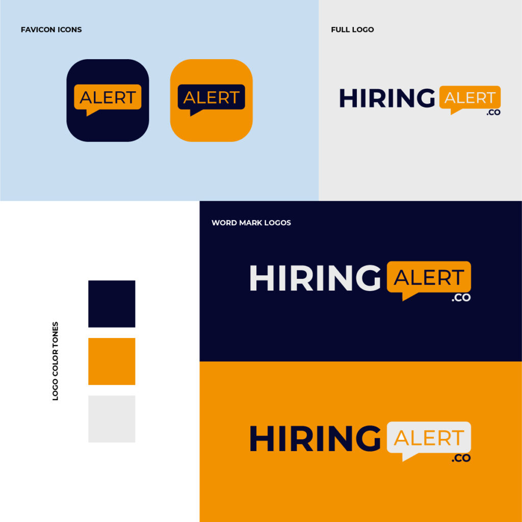 Hiring Alert Logo Design