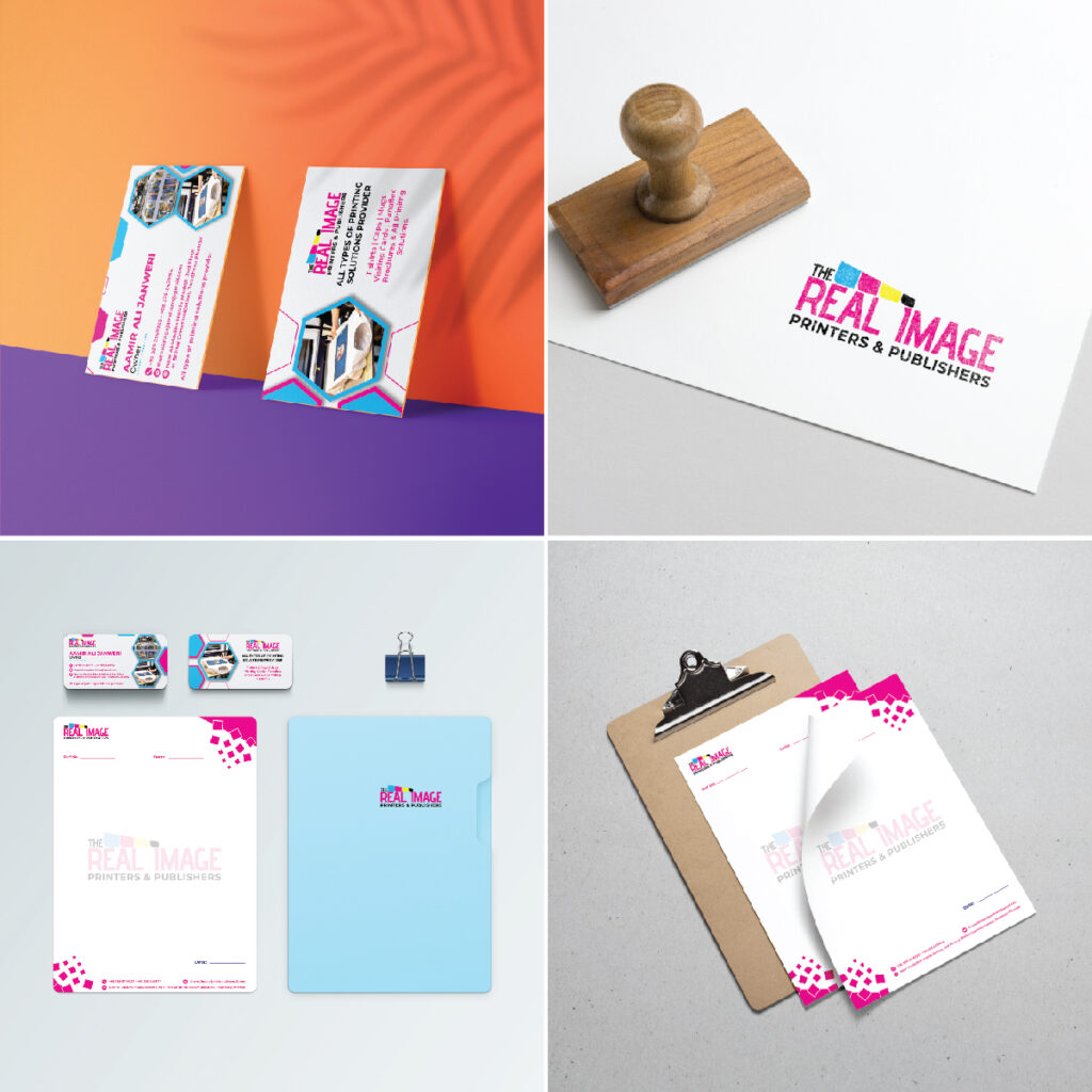 The Real Image Printers & Publishers Branding Design by DA Studio
